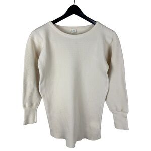 Vintage 1970s JCPenney Heavyweight Thermal Long Sleeve Henley Shirt Size XL